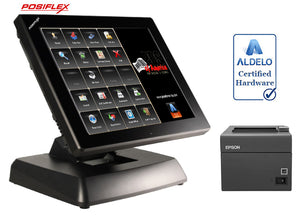 Posiflex XT3915 15" Touch Restaurant Bar Terminal Bundle with Aldelo