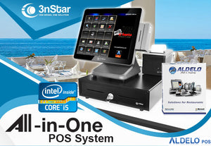 Aldelo 3nStar POS Bundle i5 4GB 120GB SSD Touchcomputer Windows 10